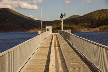 Pier dam perspective