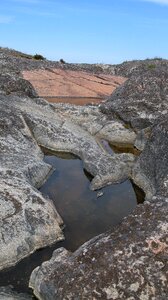 Rock pools coastal coast photo