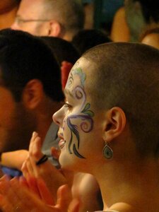 Body painting artwork face