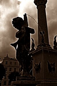 Figure statue gloomy