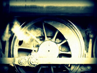 Railroad steam locomotive