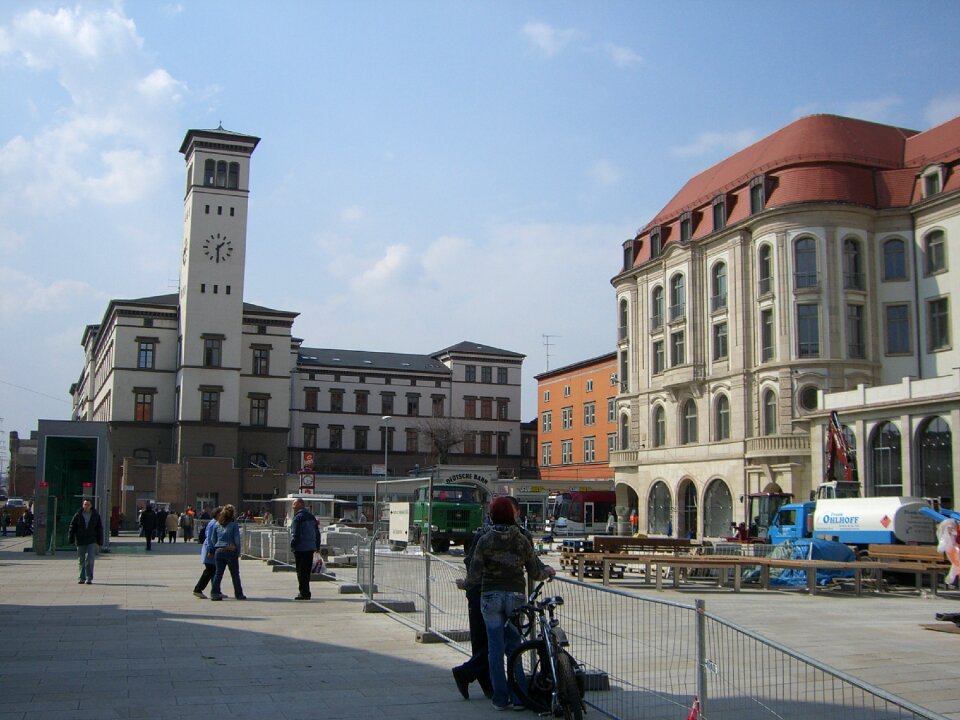 Bahnhofplatz downtown building