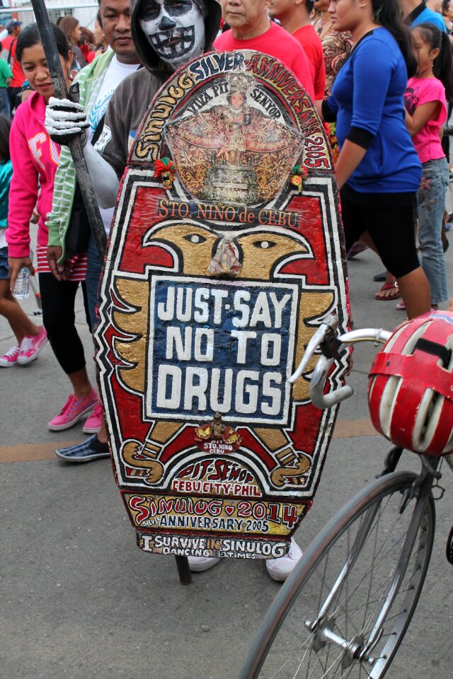 People crowd shield