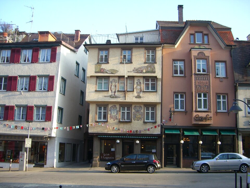 Downtown middle ages marketplace
