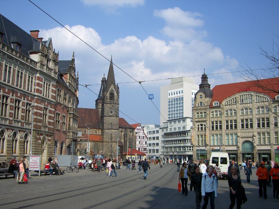 Bahnhofplatz facades building