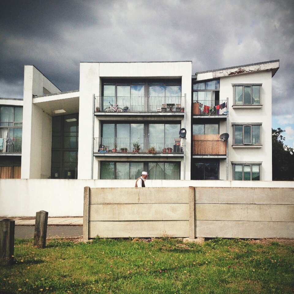 Urban architecture grunge