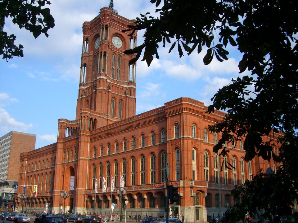 Architecture town hall building
