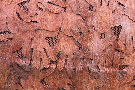 Iron rusty artwork