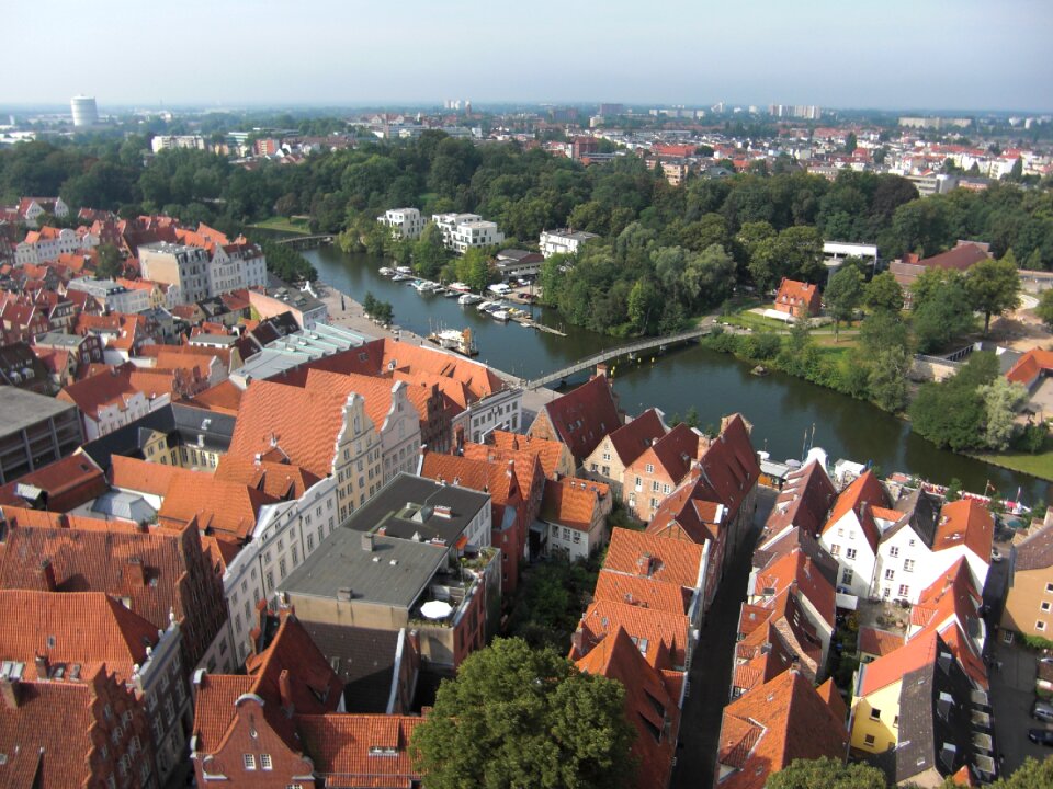 Hanseatic city middle ages downtown
