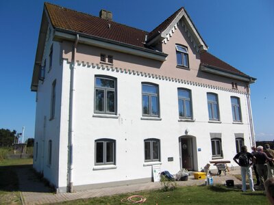 Schlei lighthouse foundation pilot house