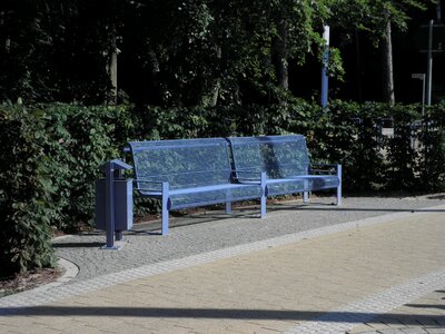 Blue modern rest photo