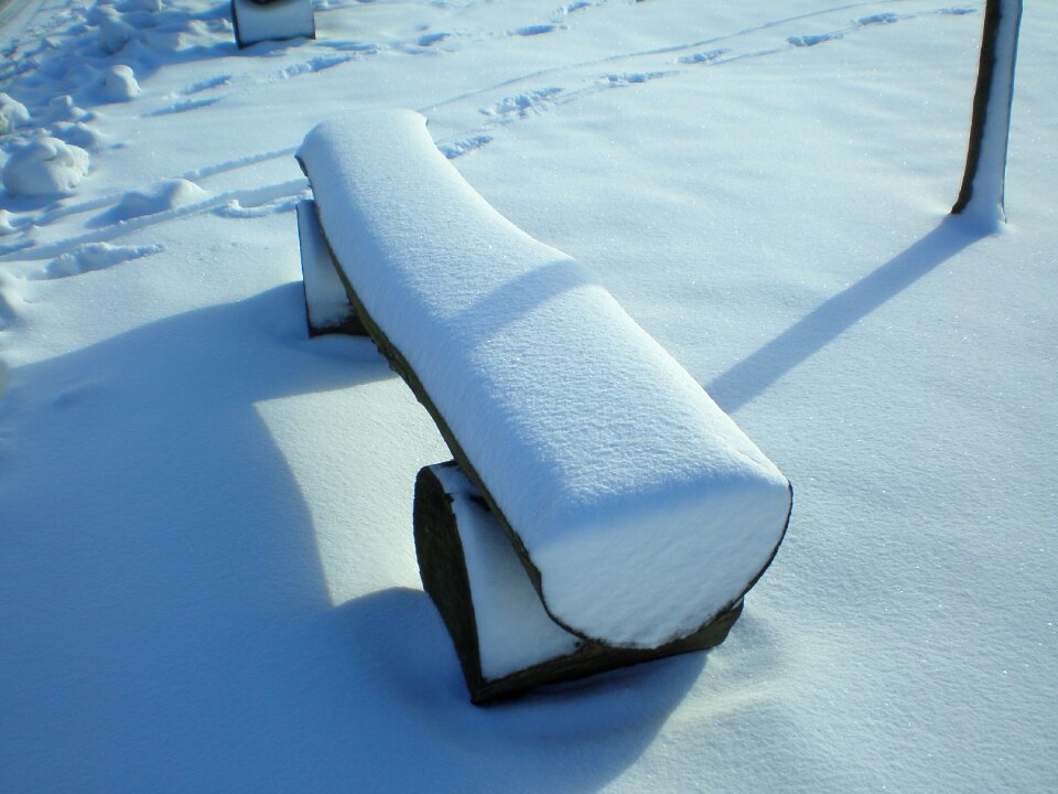 Snow cold sit