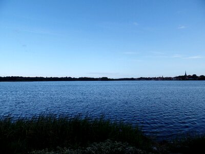 Baltic sea evening sky water
