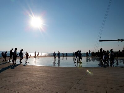 Mediterranean dalmatia blue sky photo