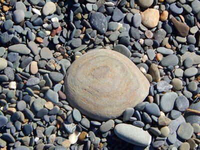 Plane smooth rock