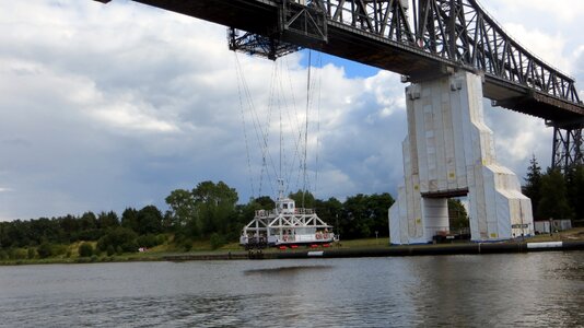 Crossing rendsburg transport photo