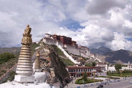 Potala palace lhasa china photo