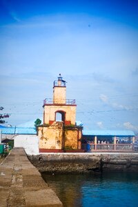 Maritime port landmark