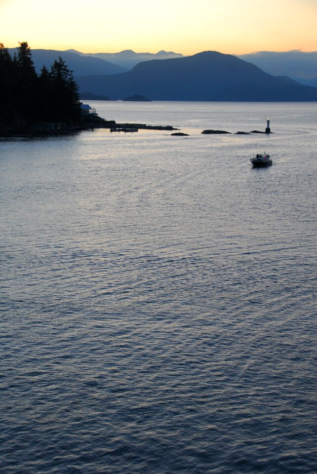 Lighthouse evening sunset