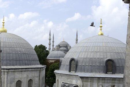 Istanbul roofs domes