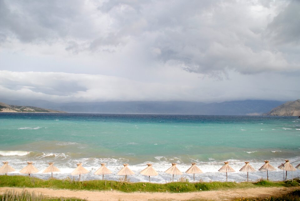 Baska mountains sea