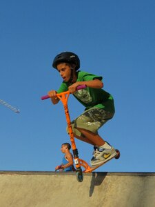 Jumping half pipe jump