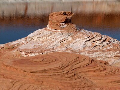 Landscape water rock photo