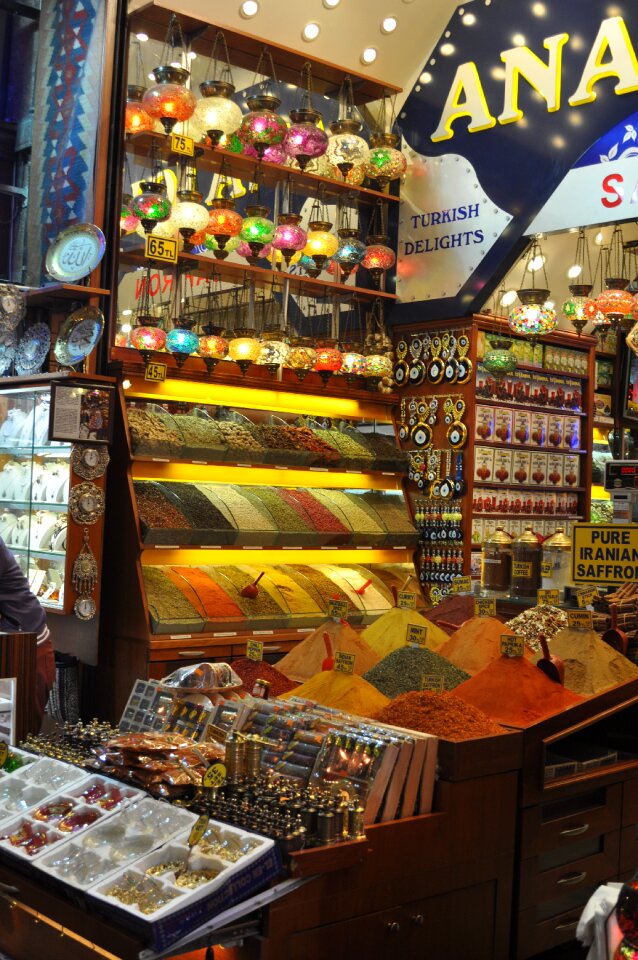 Market market stall spice market