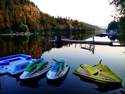 Autumn water sports water