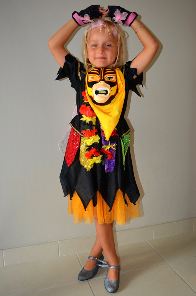 Dress up carnival people