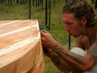 Woodwork cedar wolf harvey photo