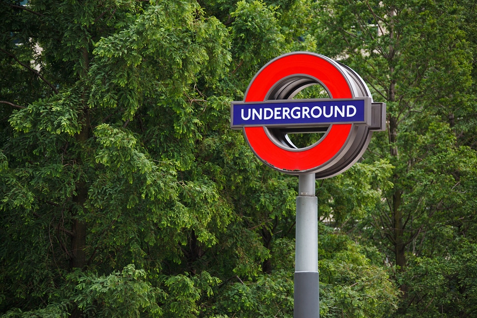 London metro sign photo