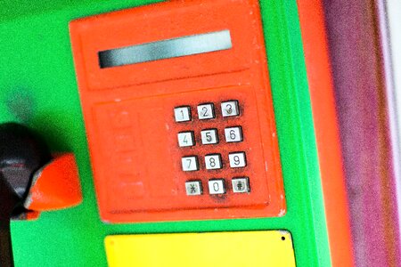 Phone colorful keys