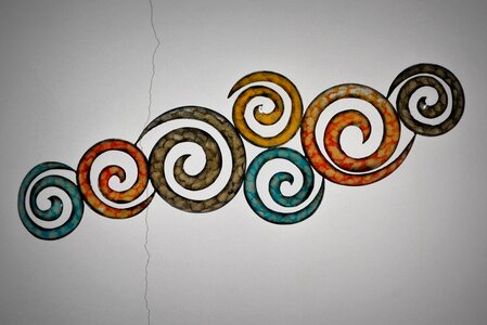 Tribal work of art circles