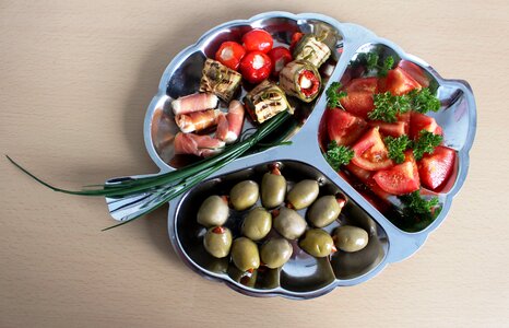 Mediterranean aperitif chunks photo