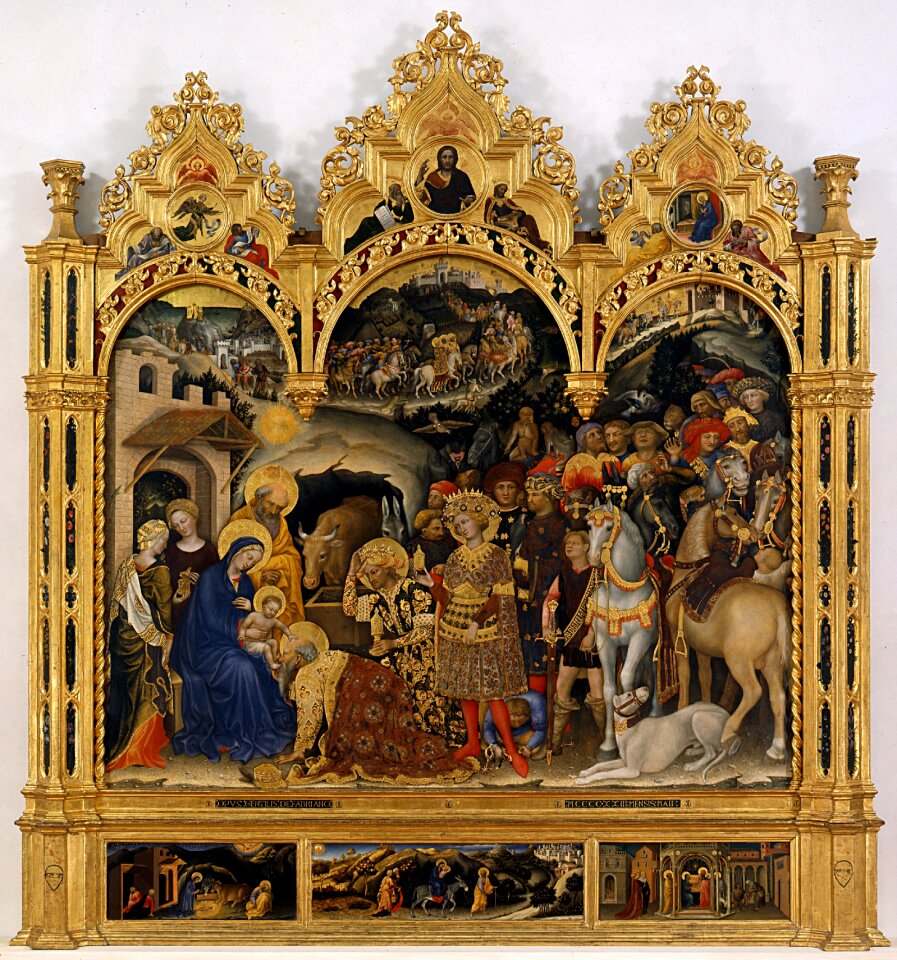 Byzantine altarpiece art