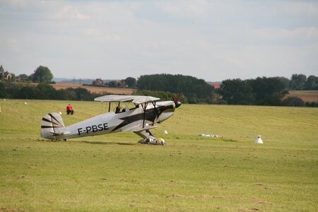 Aircraft biplane meeting photo