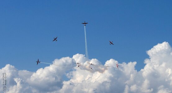 Flugshow pilatus pc-7 team