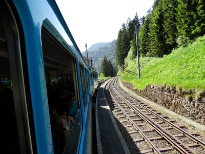 Mountains transport rail traffic