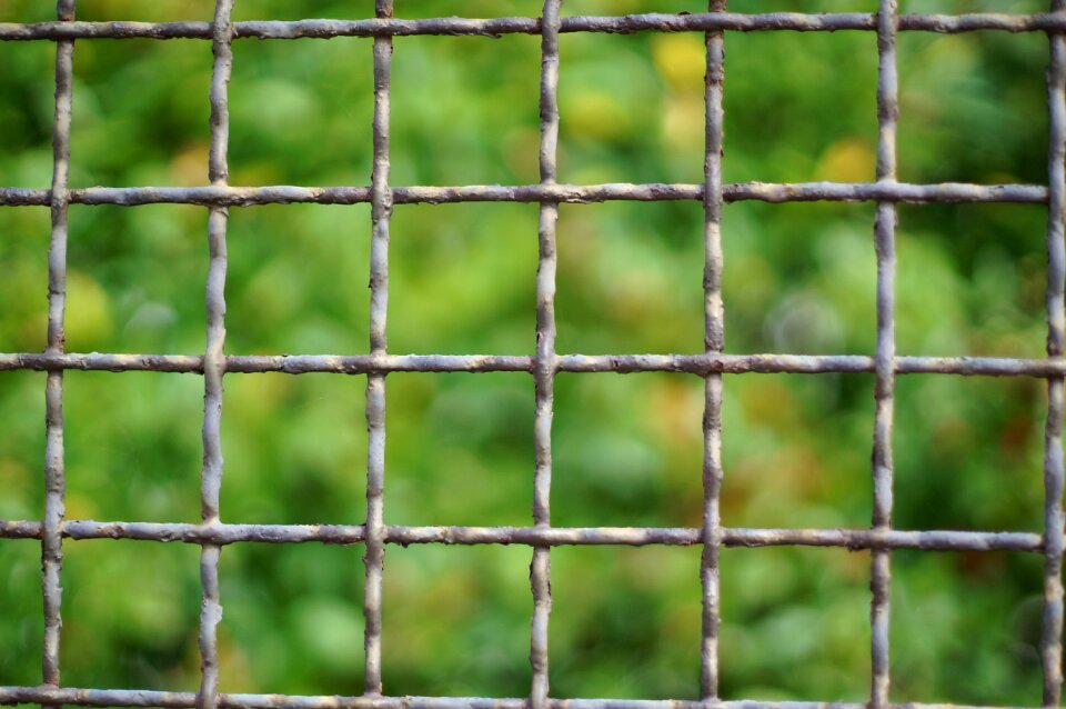 Iron construction garden old