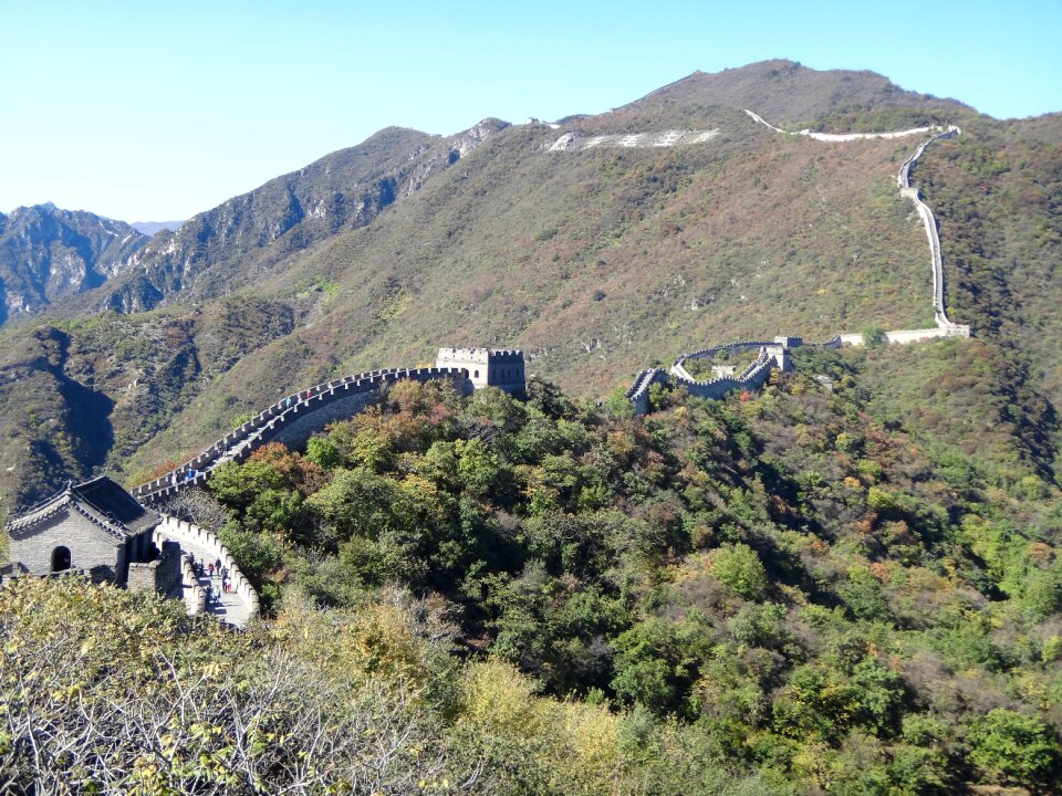 The great wall beijing mountains