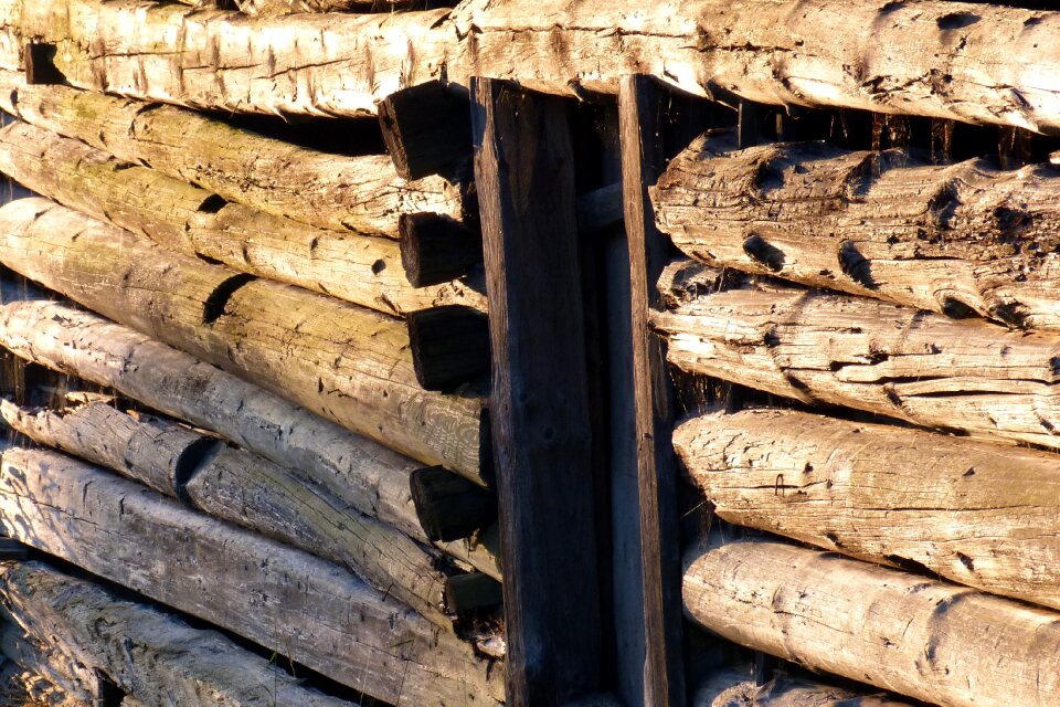 Old pinzgauer hay barn weathered