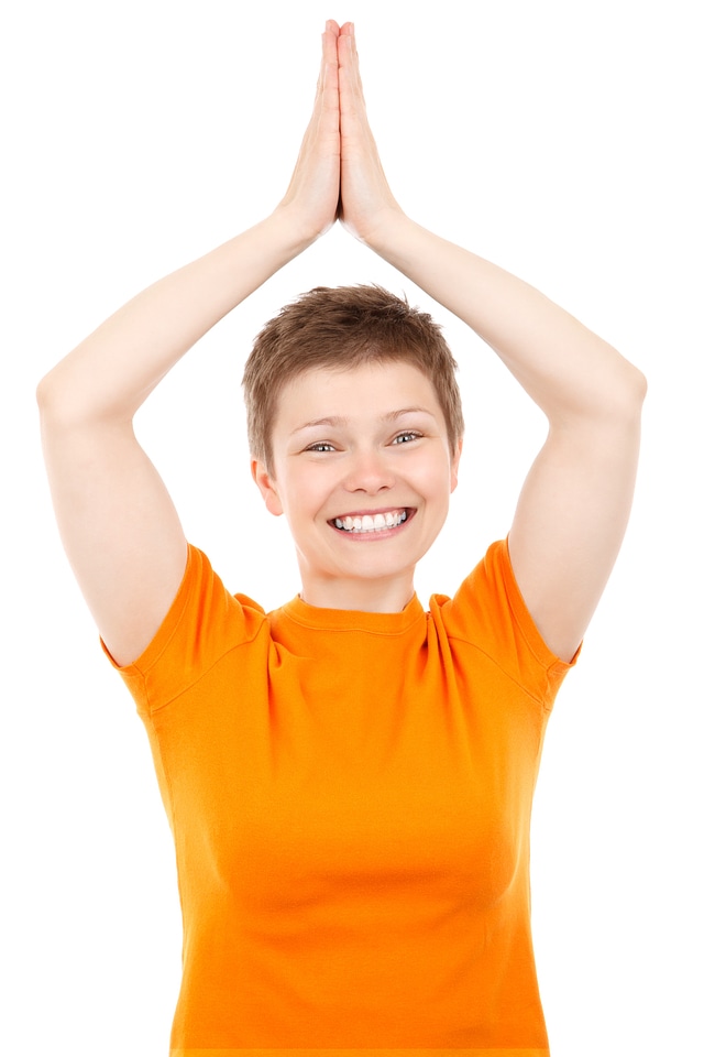 Female girl isolated