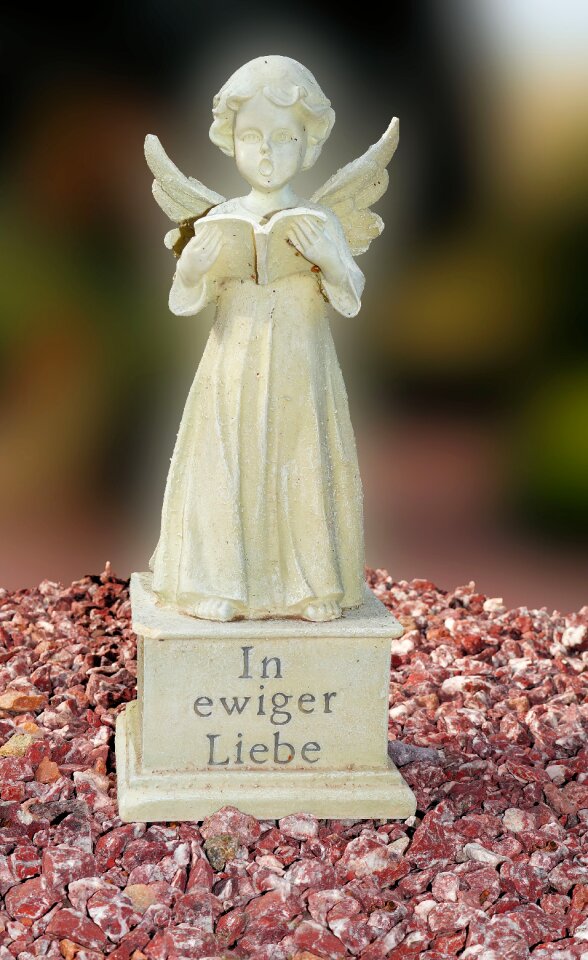 Tombstone mourning figure