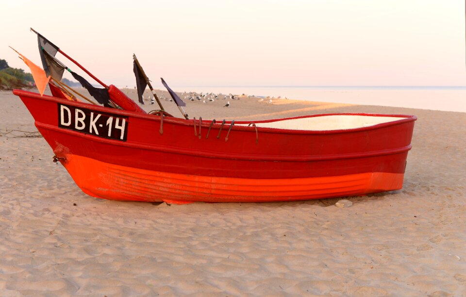 The fisherman beach sea
