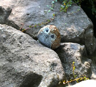 Stone owl bird