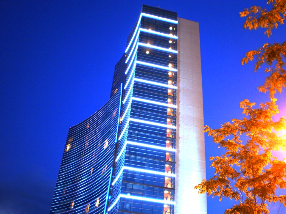 Urban cityscape hotel
