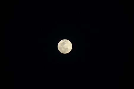 Full moon sky nocturne photo