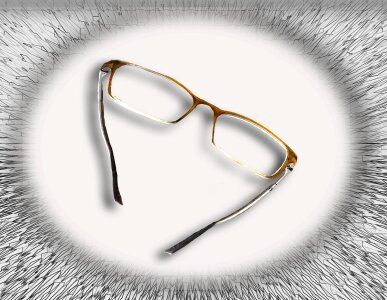 Optics eyeglass frame sharp