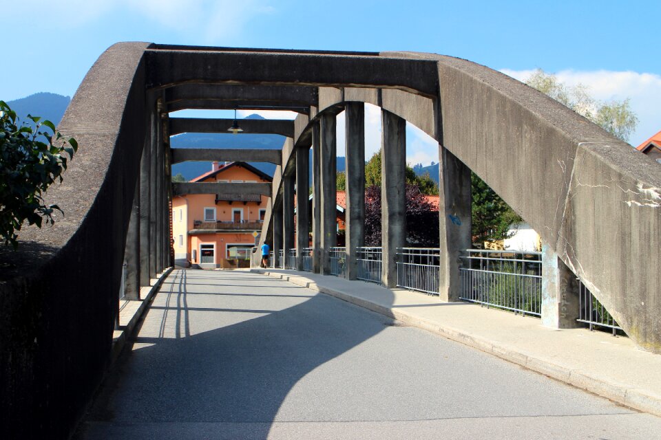 Concrete concrete bridge old photo